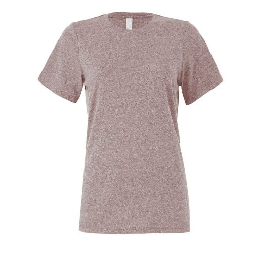 Bella Canvas Women's Relaxed Jersey Short Sleeve Tee Heather Pink Gravel